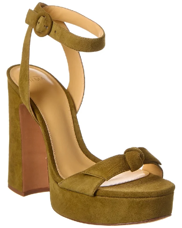 Alexandre Birman Clarita Curve 120 Suede Sandal