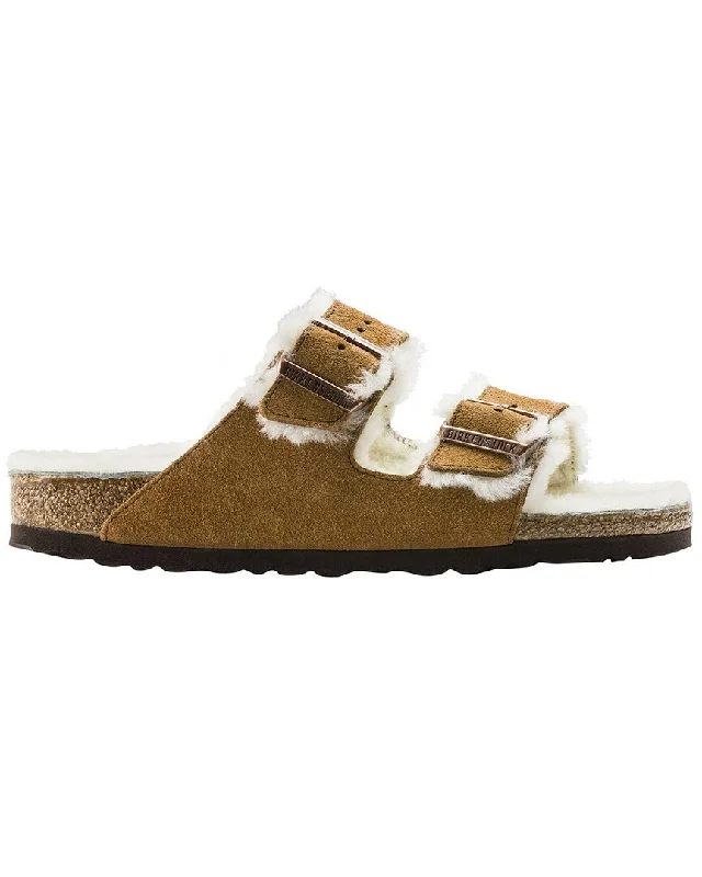 Birkenstock Women's Arizona Shearling Narrow Sandal