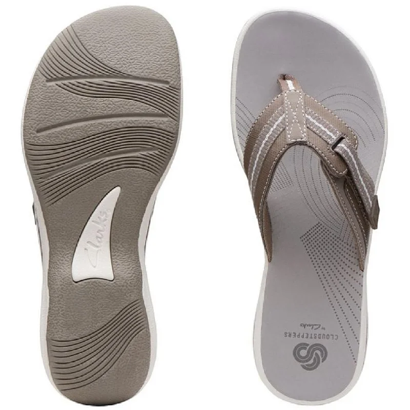 Cloudsteppers by Clarks Womens Brinkley Jazzh Adjustable Flip-Flops