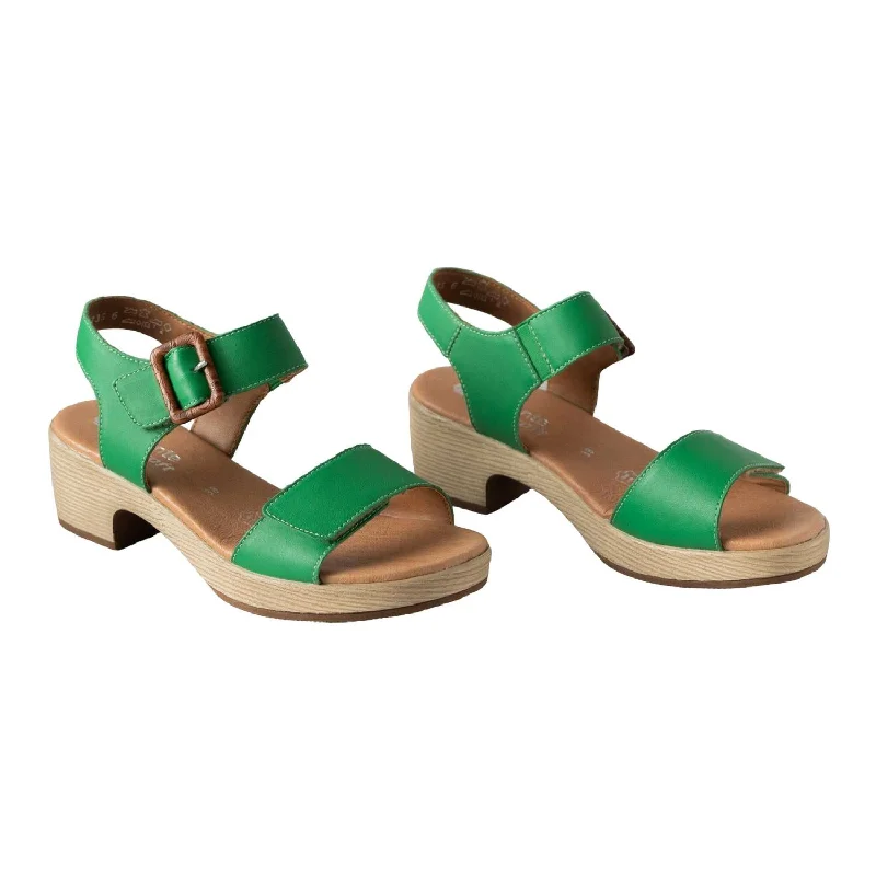 Dress Sandals In Apple Green