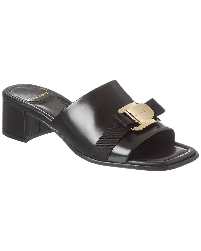 Ferragamo Vilna Leather Sandal