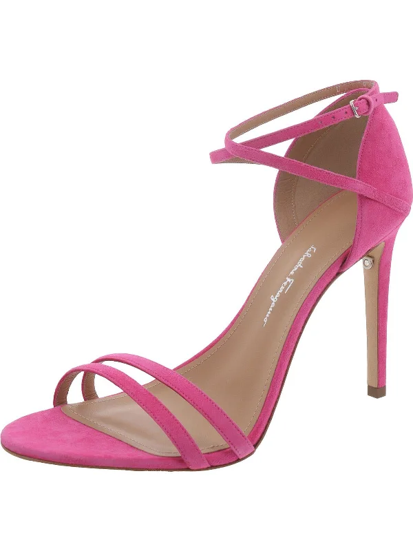 hot pink suede calf