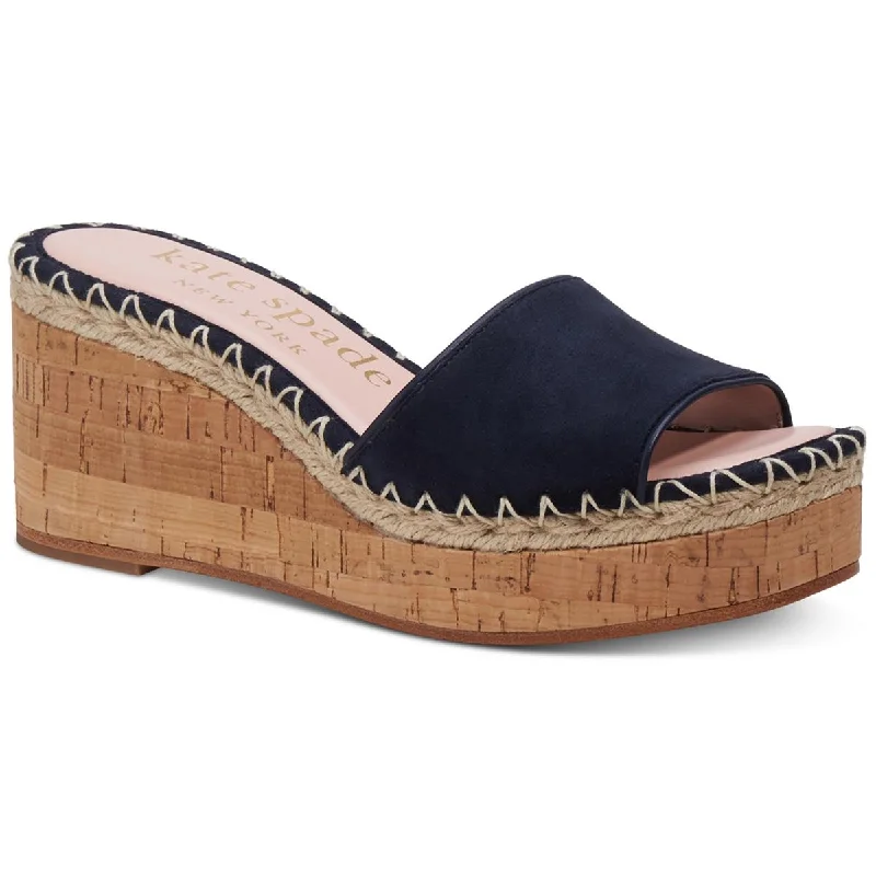 Kate Spade New York Womens Cosette Cork Slip-On Espadrilles