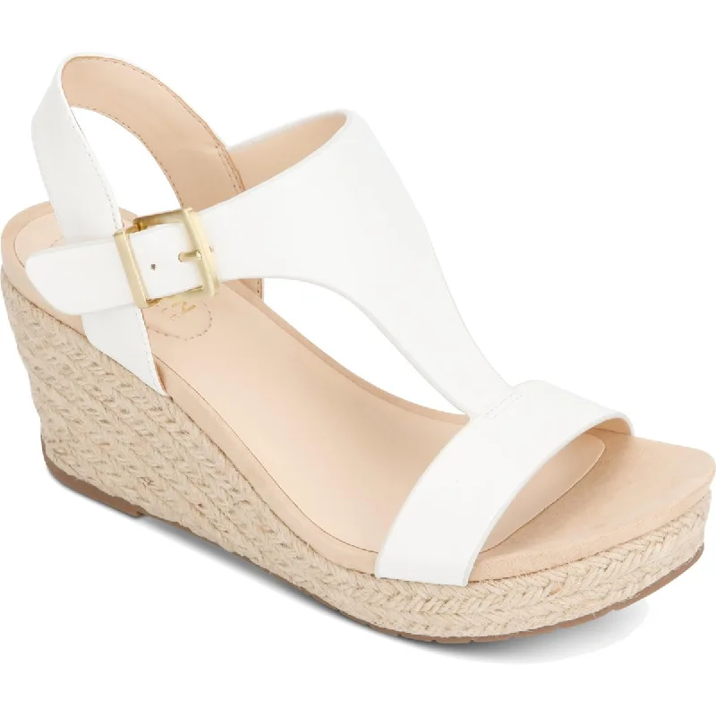 Kenneth Cole Reaction Womens Card Ortholite T-Strap Espadrilles