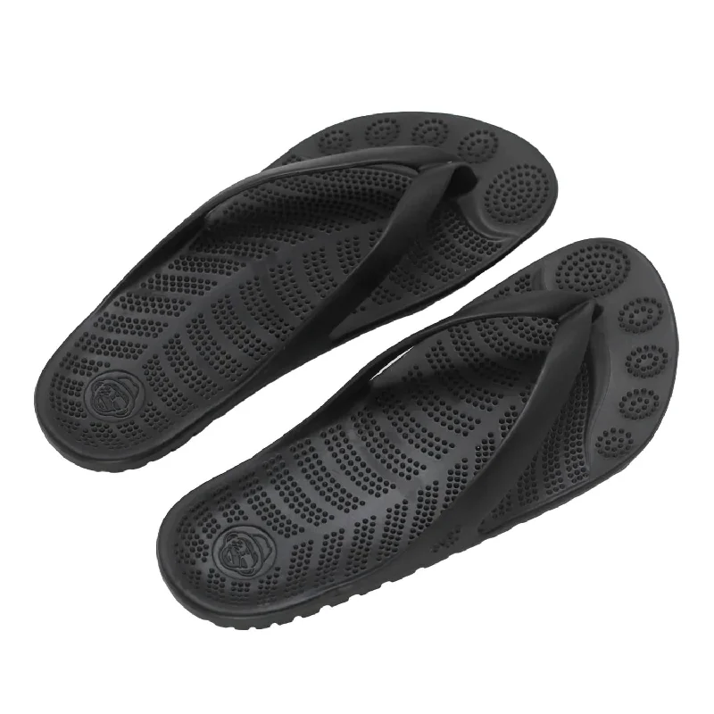 Pirate Flip Flops In Black