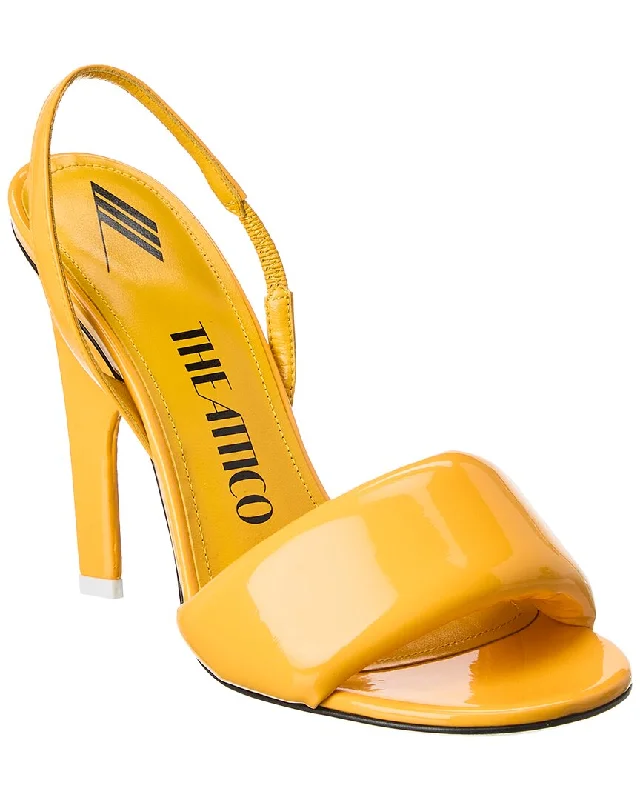 The Attico Rem Vinyl Slingback Sandal