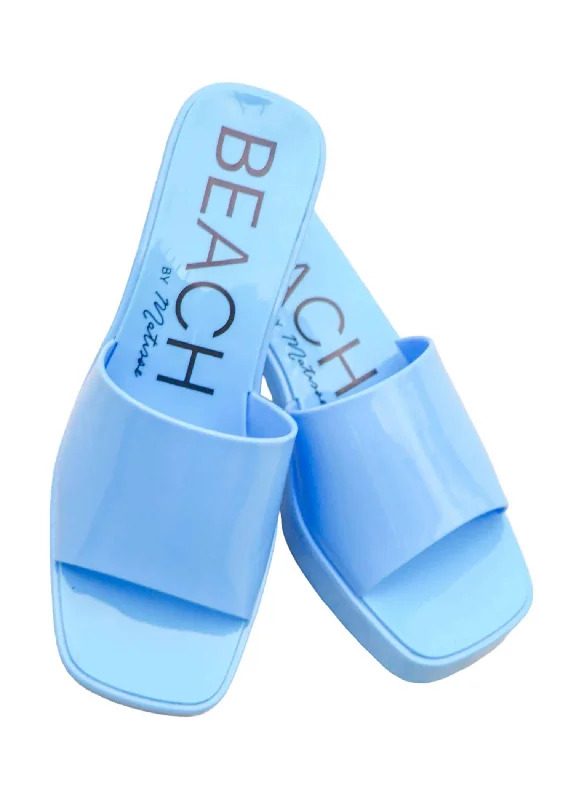 Women's Beach Getaway Heeled Sandal In Ocean