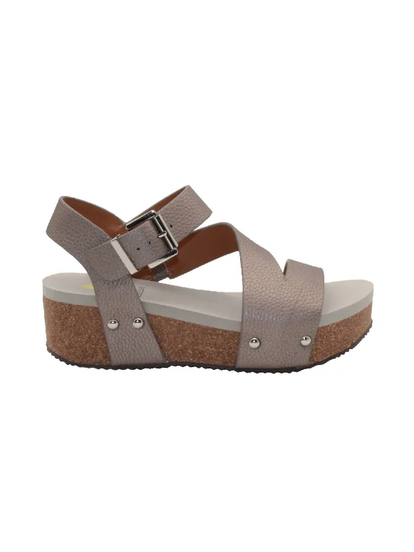 Women's Biloxi Sandal In Pewter