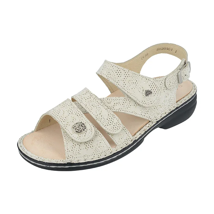 Womens Finn Comfort Gomera in Champagne Garden