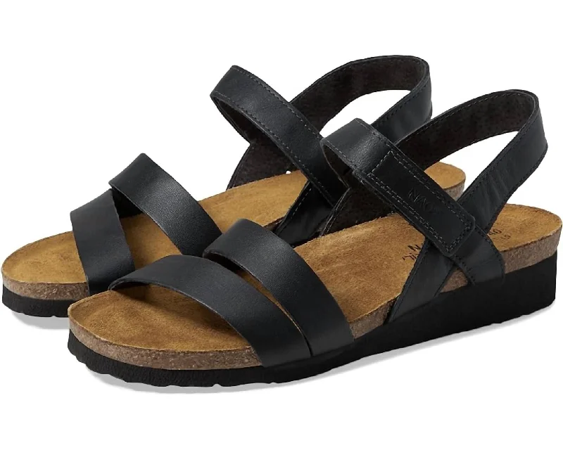 Women's Kayla Sandal In Black Matte