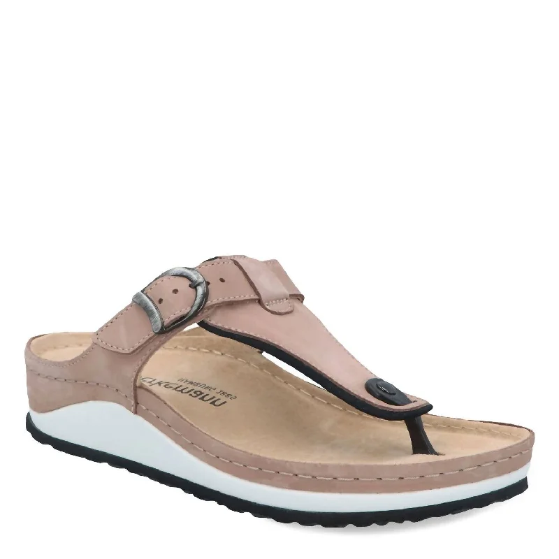 Women's Mila Sandal In Stone Nubuck