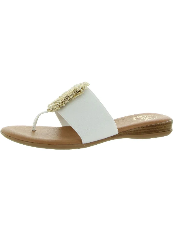 Womens Slip On Slides Thong Sandals