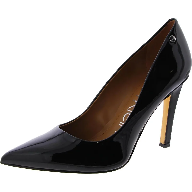 Calvin Klein Womens Brady Patent Dressy Pumps