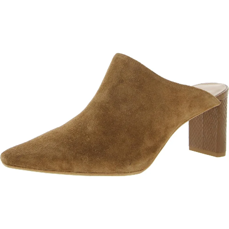 Donald J. Pliner Womens New Ollie Suede Pointed Toe Mules