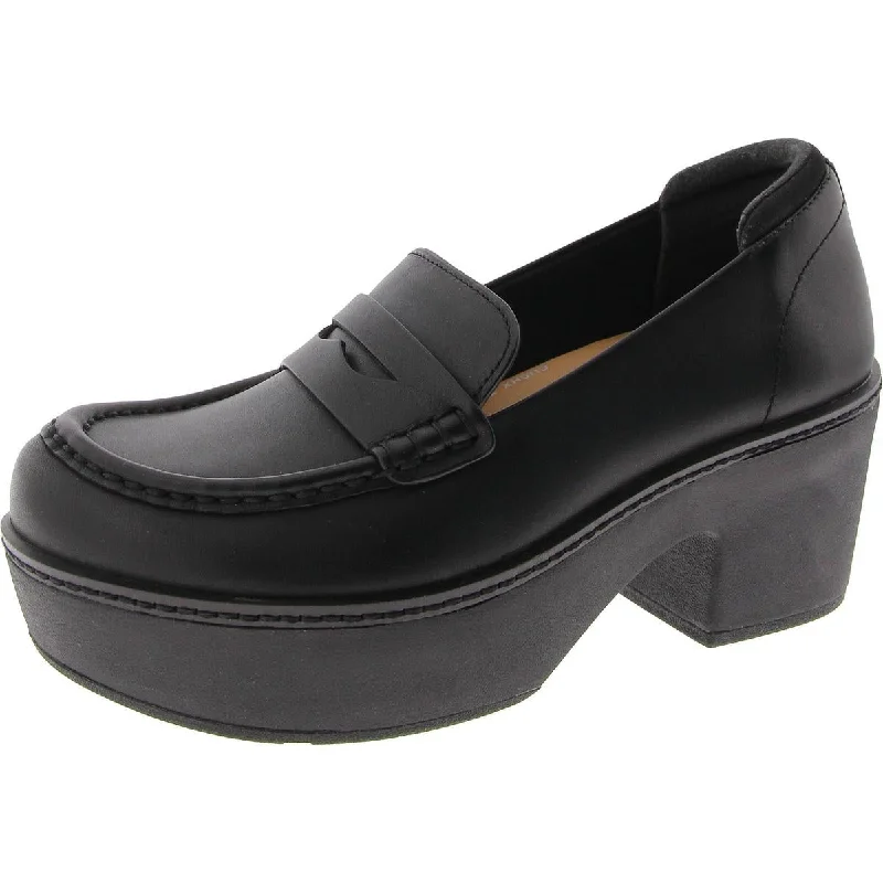 Fitflop Womens Pilar Leather Round Toe Loafers