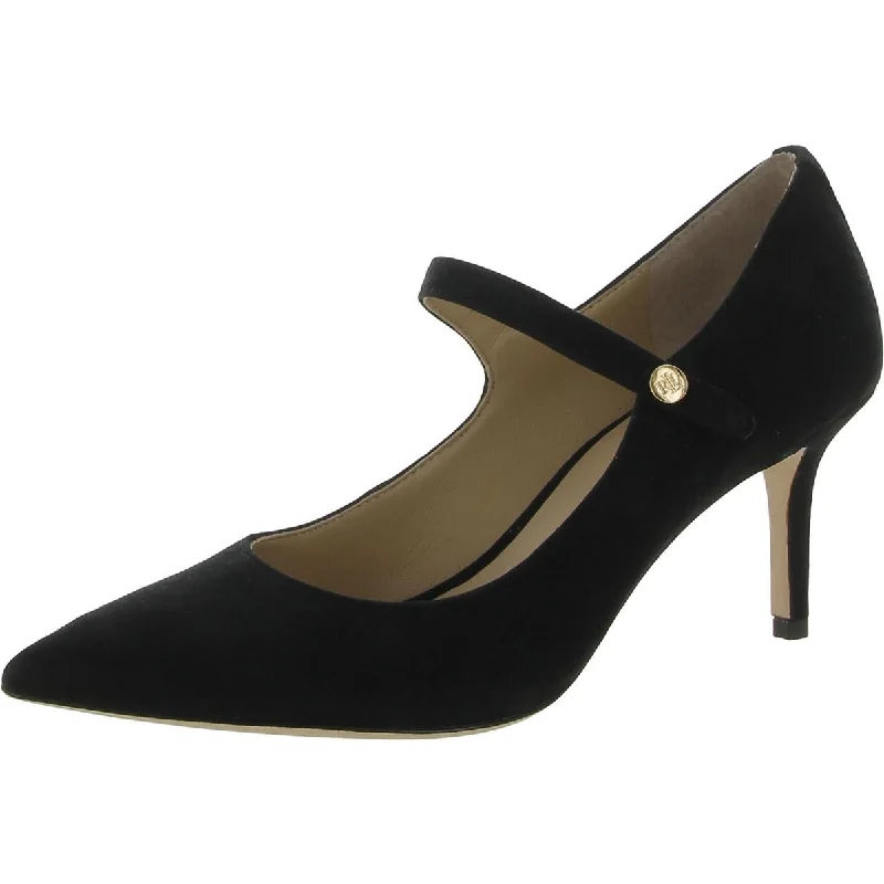 Lauren Ralph Lauren Womens Lanette Suede Mary Jane Heels