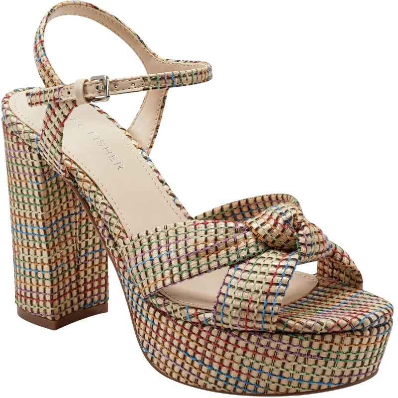 Marc Fisher Womens Woven Cushioned Footbed Pumps