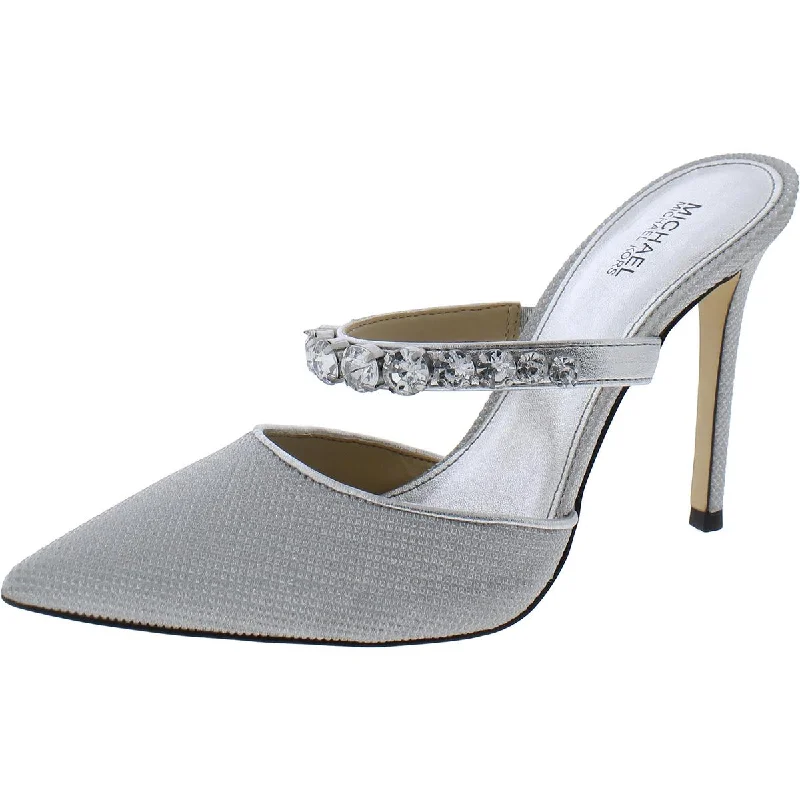 MICHAEL Michael Kors Womens Jessa Metallic Mules