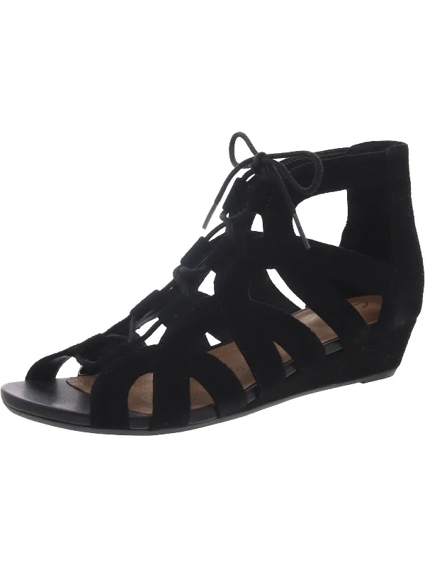 Casual Slip-Ons Promotion Parram Lux Womens Suede Tie-Up Gladiator Sandals