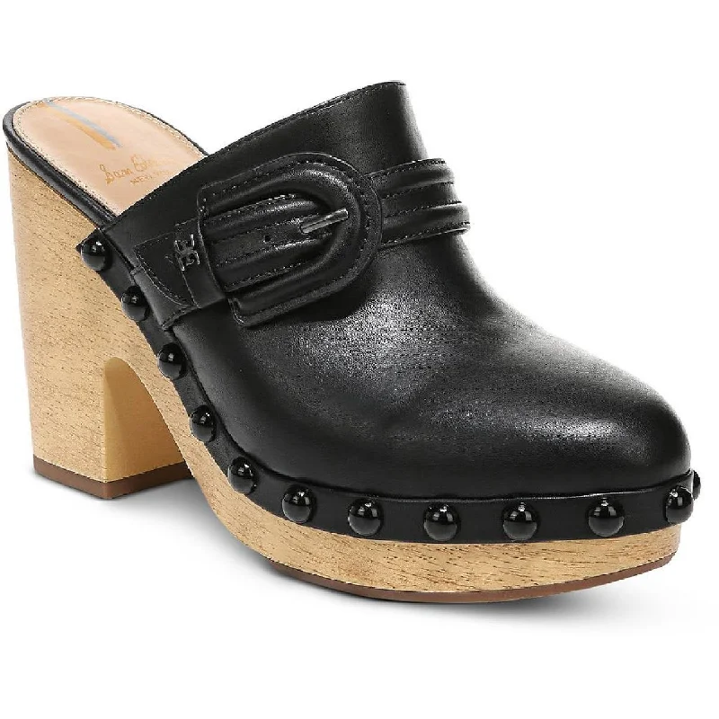 Sam Edelman Womens Nyla Buckle Slip On Clogs