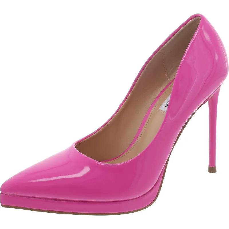 Steve Madden Womens Klassy Patent Pointed Toe Pumps