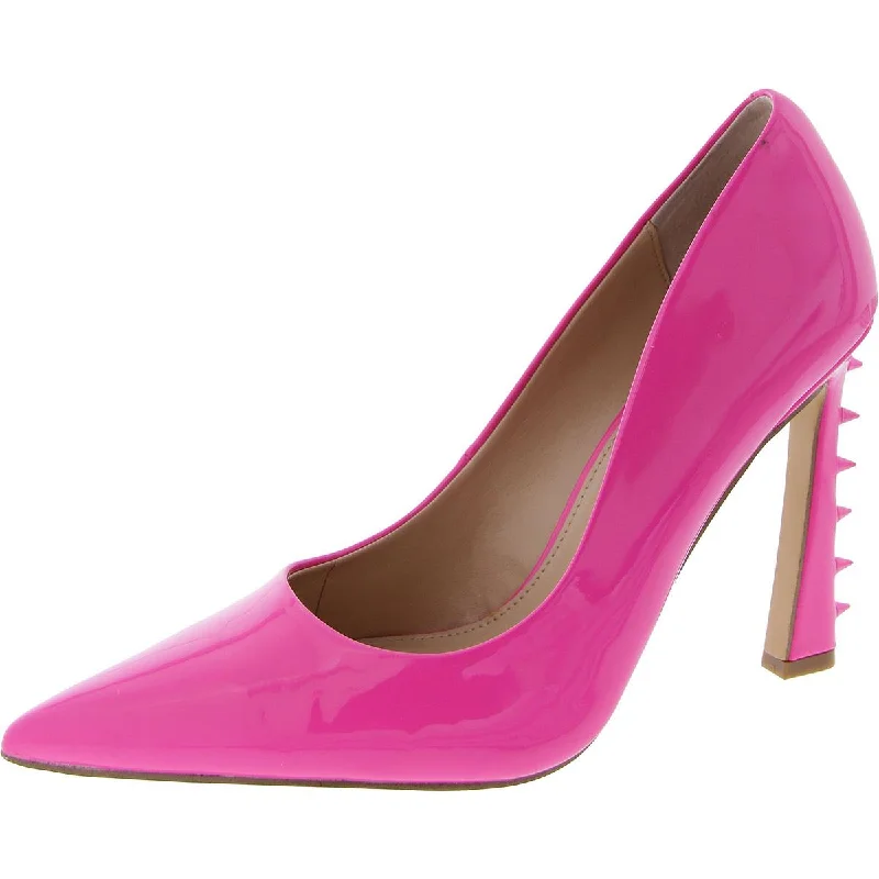 Steve Madden Womens Spades Patent Pointed Toe Pumps