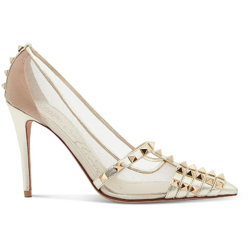 Valentino Garavani Womens ALCOVE PUMP Pointed toe Studs Pumps