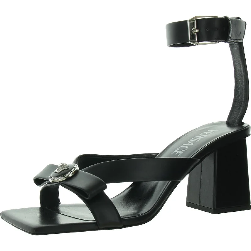 Versace Womens Sandal Buckle Ankle Strap