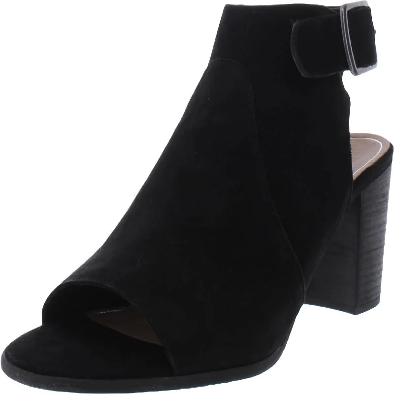 Vionic Womens Blakely Suede Open Toe Block Heels