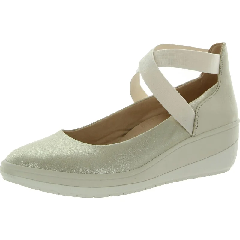 Vionic Womens Ellery Suede Wedge Heels