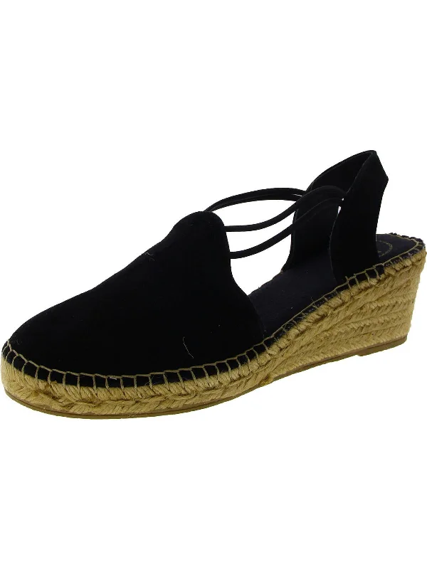 Hot Trends Womens Suede Espadrilles Wedges