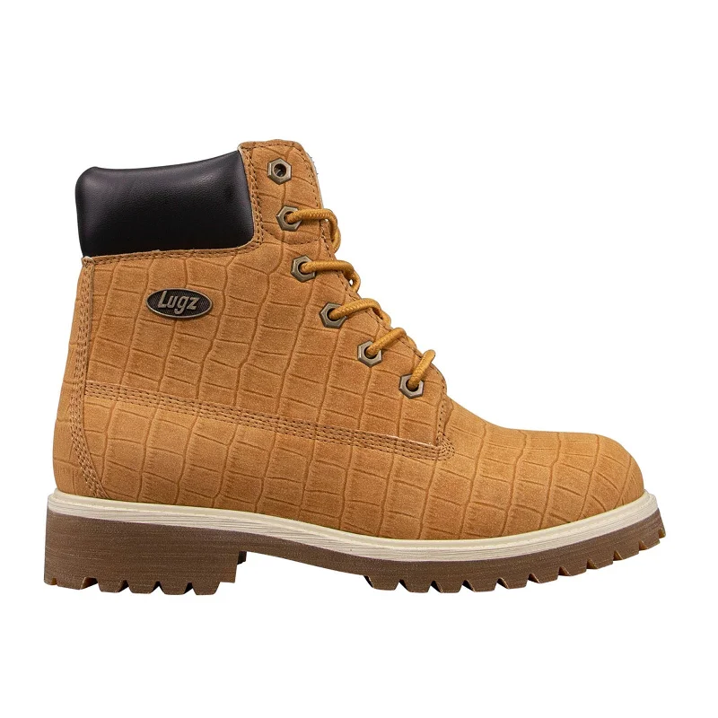 Lugz Convoy Croc WCNVYCE-747 Womens Brown Suede Casual Dress Boots