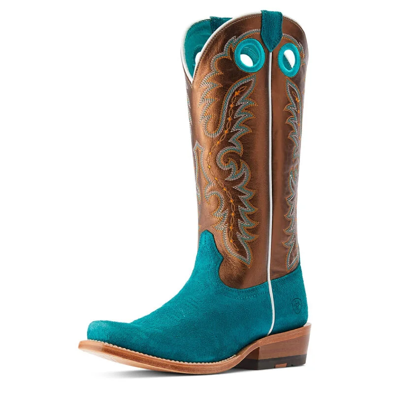 Ariat Women's Turquoise and Gold Futurity Boon Boot