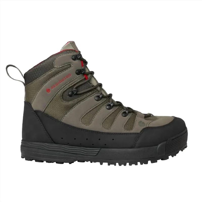 Unisex Forge Wading Boots In Sticky Rubber Riverbed