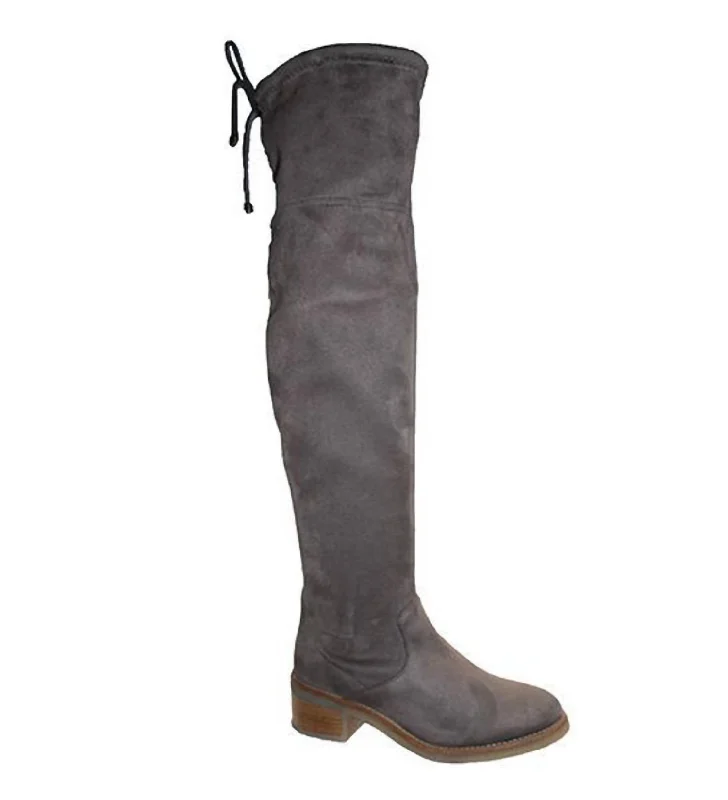 Women's Alessandra Knee High Boot In Grey