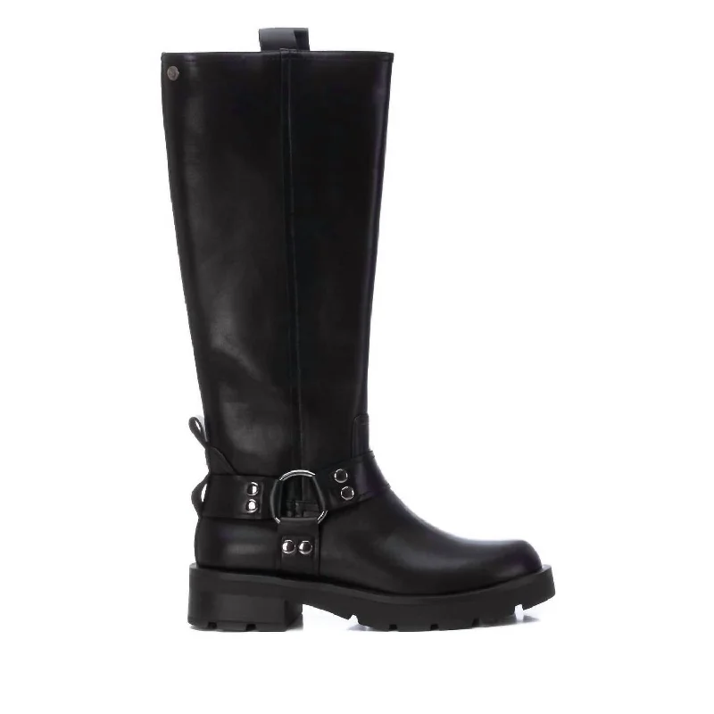 Women's Biker Boots In Black