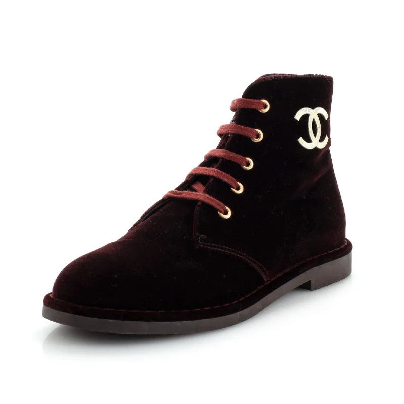 Women's CC Desert Ankle Boots Velvet