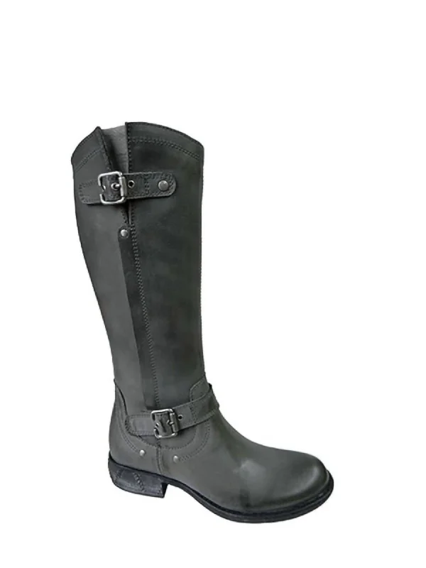 Women's Montana Over The Knee Boot In Grey