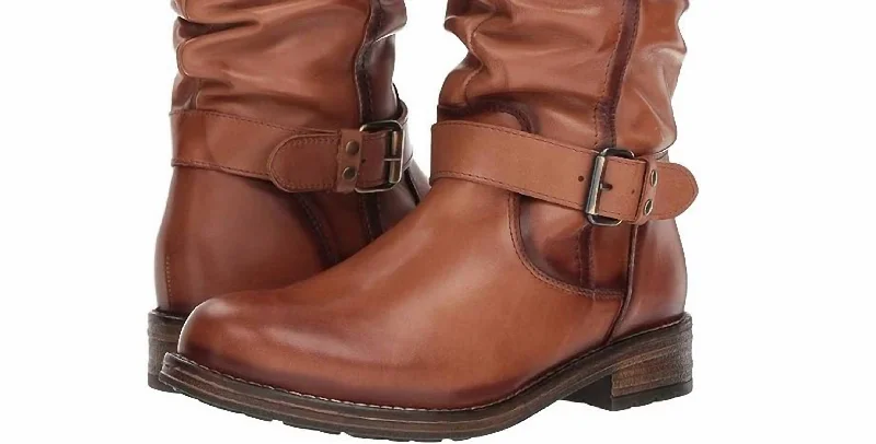 Women's Noelle Boots In Cognac