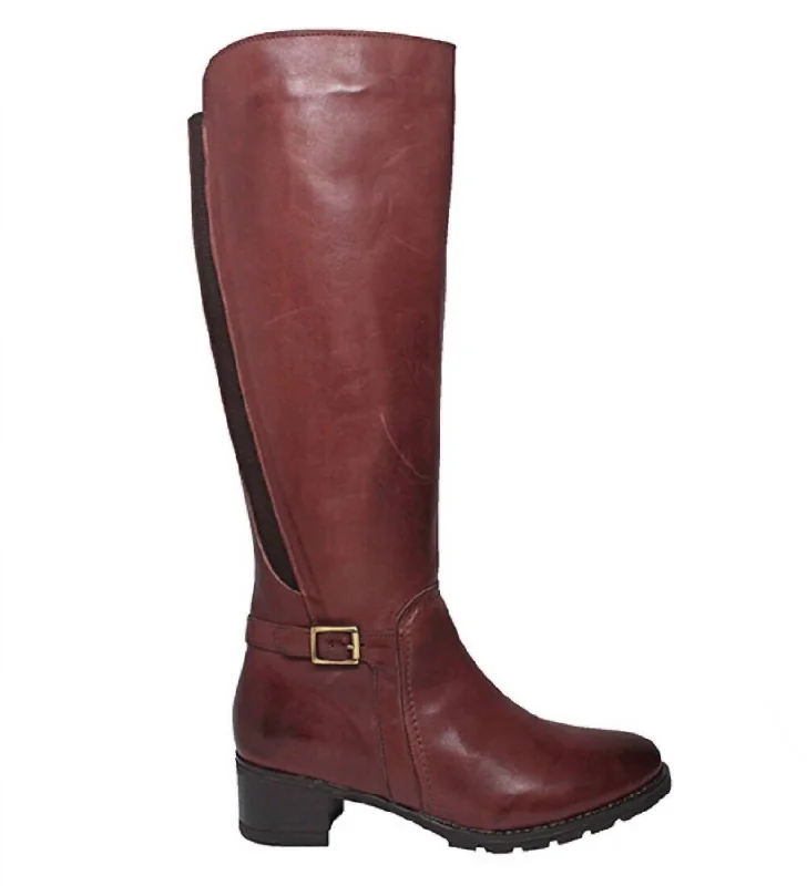 Women's Snow Over The Knee Boot In Brown