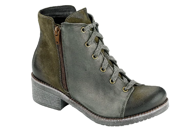Oily Olive Suede / Vintage Smoke