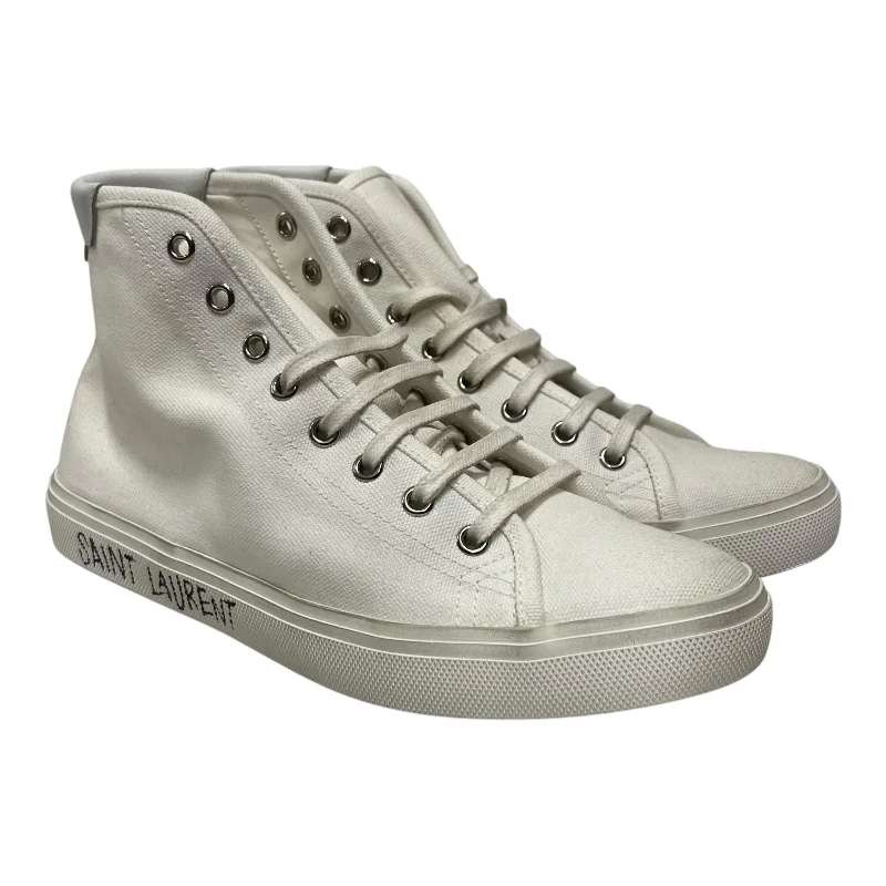 SAINT LAURENT/Hi-Sneakers/EU 38/Cotton/WHT/Malibu Mid