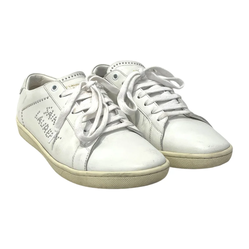 SAINT LAURENT/Low-Sneakers/US 8.5/WHT/