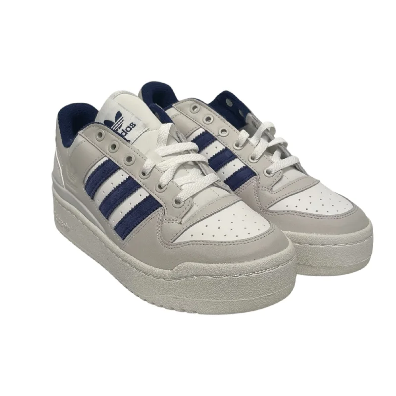 adidas/Low-Sneakers/Leather/SLV/Navy Blue Chunky Forums