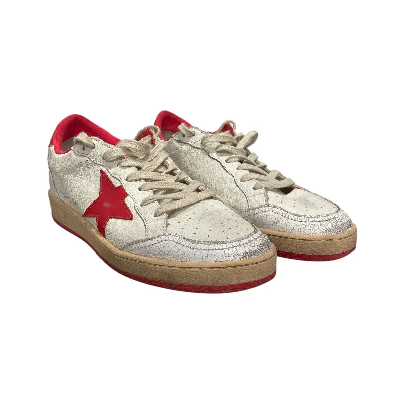 GOLDEN GOOSE/Low-Sneakers/EU 39/Leather/WHT/Ball Star GWF00117