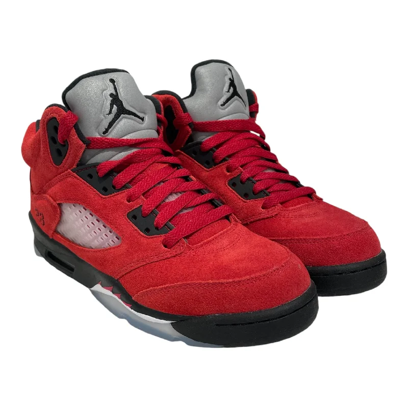 NIKE/Hi-Sneakers/US 7/Suede/RED/Raging Bull 5s