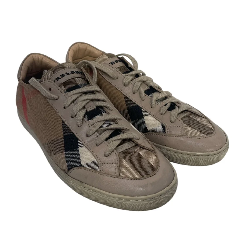 BURBERRY/Low-Sneakers/EU 38/Stripe/Cotton/IVR/