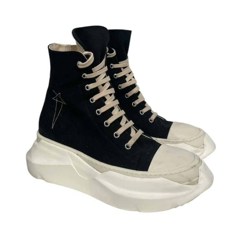 Rick Owens/Hi-Sneakers/EU 39.5/Cotton/BLK/DRKSHDW