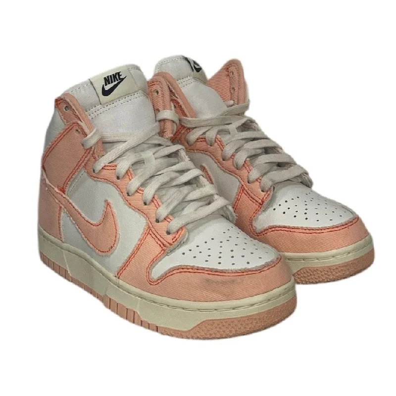 NIKE/Hi-Sneakers/US 6.5/Leather/WHT/DUNK HI