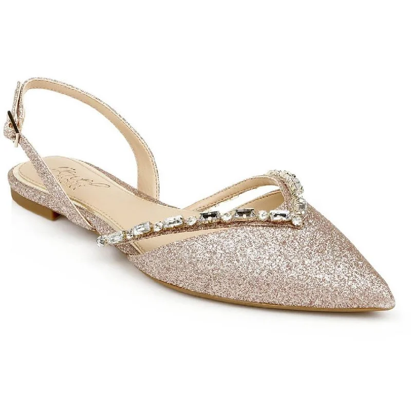 Camden Womens Glitter Embellished Slingbacks